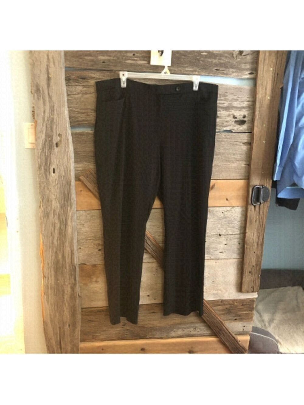 ADDITION Elle Plus Size 22T Black Loose Fit Dress Pants